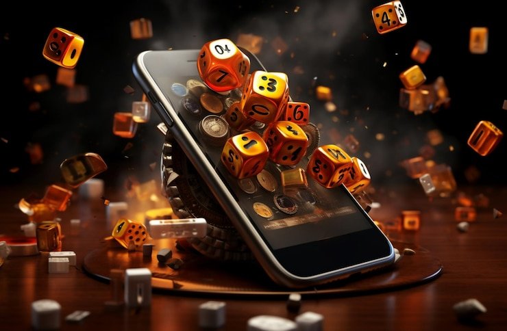 Antarmuka aplikasi mobile agen betting menampilkan permainan slot Aviator dan Sweet Bonanza